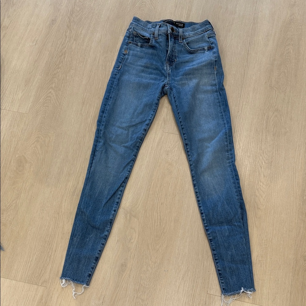 Veronica Beard Dark Blue Skinny Jeans
